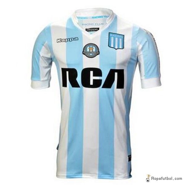 Camiseta Racing Club Replica Primera Ropa 2017/18 Azul